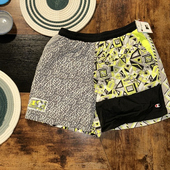 Champion X MTV Retro Crinkle Nylon Shorts - Picture 2 of 13
